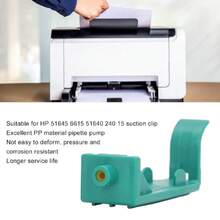 Clip Cartucho Recarga Tinta, 15 Piezas De Clip Succión Accesorios Herramienta De Tinta, Herramienta Recarga Cartuchos Impresora, Jeringa Kit Recarga Tint Impresora Bomba Pipeta Para HP 51645 6615,40979326 - Multicolor - Ver 5