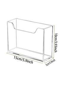 Suport acrilic pentru șervețele de cocktail, potrivit pentru mese, suport modern pentru șervețele de bucătărie, dozator de șervețele transparent impermeabil pentru cină, acasă, bar - clar - Vizualizare 7