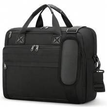 NEWHEY 15.6英寸笔记本电脑包，公文包，防水电脑包，单肩斜挎包，男士商务/办公/工作包 - 彩色 - 查看 13