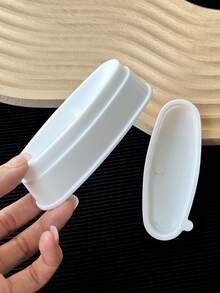 可拆卸美甲粉收集盒，法式美甲粉收集器，美甲粉回收盒，美甲粉分配器，清洁盒 - 白色 - 查看 5