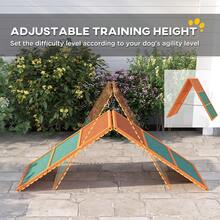 PawHut Dog Agility Equipment, Agility Ramp For All Breeds For Garden - Orange - View 3