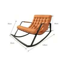 Mecedora Ergonómica Moderna, Sillón Para La Siesta - Blanco - Ver 6