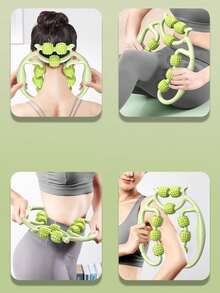 1pc Leg Massager, Calf & Thigh Muscle Relaxation Massage Tool, Roller Massage Ring - Multicolor - View 3