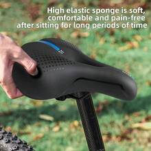 Mountain Bike Seat Cushion Gel Shock-absorbing Ball Seat Cushion Thick Saddle Seat Cycle Equipment Accessories Seat - Comfortable and Breathable - 25*18*10 cm / 9,8*7,1*3,9 pulgadas - Ver 5