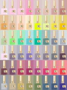 16ml 凝膠指甲油 66色瓶裝對色 浸泡式脫色 UV LED 凝膠指甲油 需 3 步底層與頂層塗層 長效高光裸色粉色亮片霓虹紅美甲 自用沙龍美甲聖誕節情人節禮物 沙龍級品質 - 彩色 - 查看 2