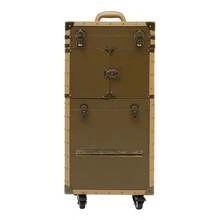 SanBouSi 1PCS Hairdressing Case Hairdressing Tool Organiser Hairdressing Box Hairdressing Case - Gold - View 3