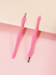 100pcs V-Shaped Cuticle Trimmer, V-Shaped Cuticle Nipper, Nail Cuticle Remover, Double-Ended V-Shaped Fork Nail And Foot Care Cleaner, Home And Salon Manicure Tool. Available In 90/80/70/60/50/40/30/20/10/1pcs - Multicolor - View 7