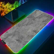 Backlight Mouse Pad S-Solid Color Gamer Desk Mat PC Computer Mini Pc XXL Anime RGB Mousepad Keyboard Gaming Accessories Mausepad - ZC-0000003061 - Xem 5