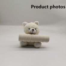 1pc Cute Bear Door Knob Cover, Flexible Protection Sleeve For Room Doors, Anti-Collision And Anti-Static, Home Decor Door Handle Accessory - Multicolor - View 11