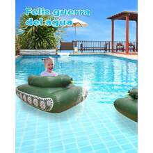 Tanque Inflable con Cañón de Agua Gigante - Divertido Juego Acuático para Niños y Adultos en Verano, Ideal para Piscina, Playa y Fiestas de Agua,40992253 - A - Ver 2