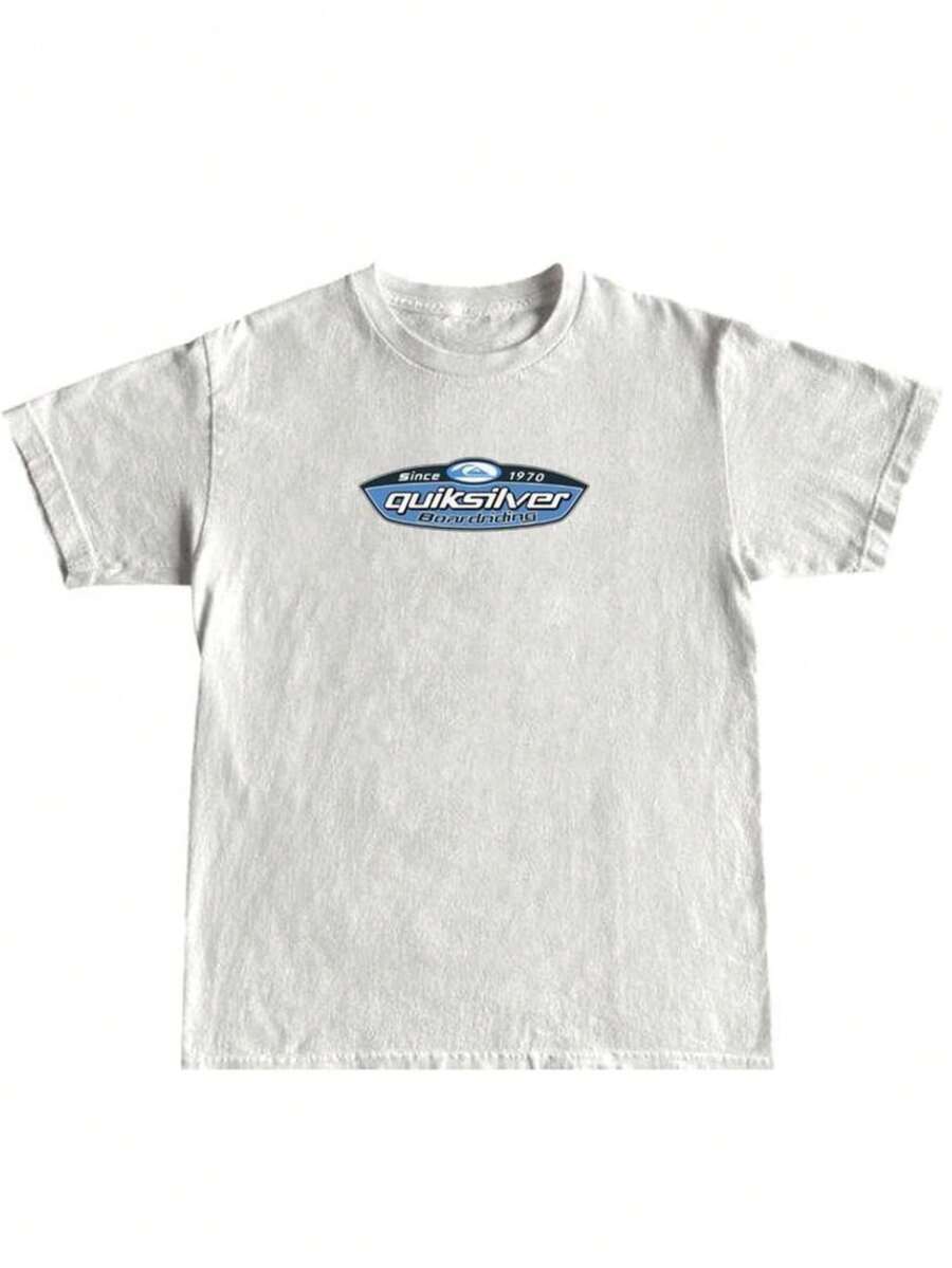 Vintage 90s Quiksilver Performance Boarding Shirt Outfit, Retro 90s Quiksilver Surf Shirt, Unisex Crewneck Shirt For Men And Women - 白 - 查看 1