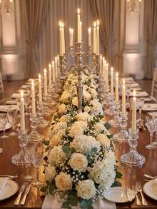 1 Pc/1 Set High-Transparency Glass Candle Holder, Modern Luxury Style Candle Holder. Suitable For Fireplace, Meditation, Ambient Lighting, Housewarming Gift, Birthday And Graduation Ceremonies, Ramadan Celebrations - one-size - View 2