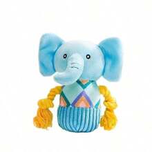 嚎叫狗狗玩具，自娱自乐玩具，无需电池，摇晃发出声音，耐咬清洁牙齿，幼犬吱吱叫宠物用品，自娱自乐，缓解无聊 - 彩色 - 查看 7