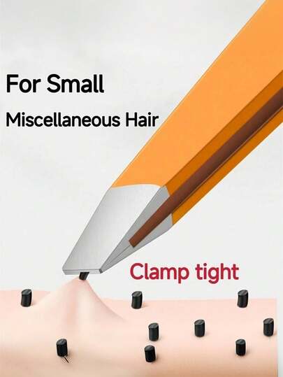 Pinça de sobrancelha e cílios de alta precisão com ponta plana ultrafina, ferramenta de beleza para aparar sobrancelhas e cílios.