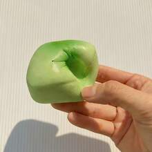 新款彩色面包造型慢回弹减压玩具，柔软挤压玩具，治愈系面包方块慢回弹挤压玩具，抹茶绿/奶油色/草莓味面包治愈系方块慢回弹减压玩具 | 节日送礼佳品 - 趣味可爱 | 派对小礼物 - 彩色 - 查看 8