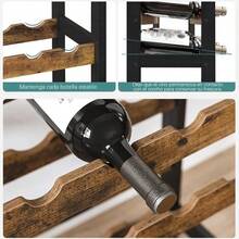 Estantería Vinos Piel Tigre Mueble Bar Diseño Único - Piel de tigre - Ver 8