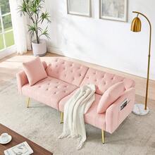Sofa Bed Mattress - Pink + Teddy - View 4
