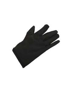 Heat Resistant Left & Right Hand Hairdressing Gloves - Thickened Five-Finger Design, With Adjustable Strap, Suitable For Salon DIY - Black - View 8