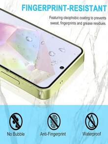 5Pcs Crystal Clear Tempered Glass Screen Protection Compatible With Samsung Galaxy S26 S25 S24/Compatible With IPhone 17 16/Compatible With HUAWEI/Honor/Compatible With Xiaomi 15T/Poco/Redmi Note 15 Full Coverage 9H Hardness Anti-Fingerprint - Clear - View 7
