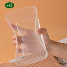 50 piezas/Set Recipientes de almacenamiento de alimentos con tapas, apilables, aptos para microondas, adecuados para preparación de comidas y para llevar, cajas bento rectangulares duraderas, opción saludable de alimentación - Transparente - Ver 5