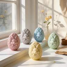 Flower Egg Rabbit Easter Decor Candle Silicone Mold Bunny Silicone Soy Wax Mould DIY Easter Home Decoration Rabbit Candle Mold - SZ679 - View 8