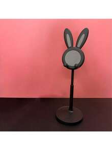 1pc Cute Rabbit Shaped Adjustable Phone Stand, Desktop Cute Rabbit Phone Holder Compatible With All Phones, Phone Accessories, Workspace Accessories, Rabbit Design, Fun Decor, Cute Rabbit Phone Stand, Desktop Angle And Height Adjustable Phone Support - Rabbit Support - View 15