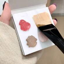 SHAQINUO Kertas Pencampur Makeup Profesional, 100 Lembar Per Buku. Tipis, Kuat, dan Tahan Sobek, Sekali Pakai. Mencampur Warna Secara Alami, Mudah Dibawa, Dilengkapi dengan Tongkat Pencampur. - Clear - View 7