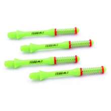 TERO AK7 Slim Dart Shafts S/L Built - In Spring Telescopic Steel Tip Darts And Soft Tip Darts, Set Of 3 Pcs - Green + Shaft Length-37mm - View 1