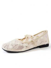 Women's Casual Versatile Shoes, New Design Soft & Comfortable Slip-On Shoes With Strap Decor, Suitable For Commuting And Daily Wear - White - View 2