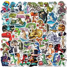 50pcs Cartoon Dinosaur Graffiti Stickers, Themed Decals For Water Bottles, Skateboard, Laptop, Mug, Luggage, Stationery, Scrapbook - Dinosaur - View 3