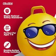 WALIKI Hopper Ball Toys For 7 8 9 And 10 Years Old Hippity Hop Jumping Ball Cool Bouncy Toy For Boys And GirlsChildren's Growth Games, Fun And Joyful, Essential For Childhood - Ages7920 - View 4