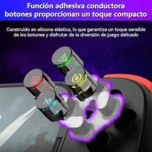 FEISEDY Control para celular inalámbrico Bluetooth extensible Gamepad con vibración y botón TURBO compatible con iPhone Android   y PC - como en la foto - Ver 6
