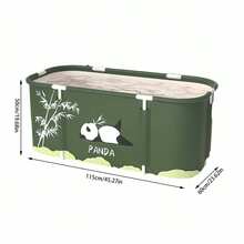 Foldable Bathtub Adult Bathtub Freestanding Enclosed Foldable Tub Home Bathroom Shower SPA Bath Bucket Stand-Up Tub Folding Storage Bathing Tub Adult Foldable Bathtub Household Bathing Basin Full Body Wash Bathing Tub Large Size - A - Ver 9