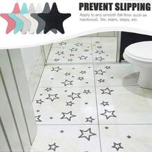防滑浴缸贴纸，12片装，安全浴室浴缸淋浴踏板粘性贴纸，防滑浴室胶带，带优质刮板，浴室配件 - 五角星-12片 - 查看 5