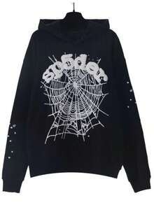 NEW Hip Hop Spider Hoodies Set Y2k Hoodie, Tracksuit Pullover Sweatshirt And Trousers For Women Men Or Women Women Matching Hoodies For Couples Casual Unisex - màu đen - Xem 9