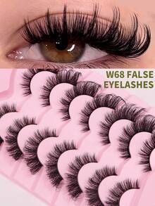 7对自然浓密型假睫毛，长度从8毫米到18毫米不等，采用狐狸毛效果，柔软舒适。它们能拉长自然睫毛，佩戴方便，适合日常妆容。也是馈赠佳品。 - 狐狸眼睫毛 - 查看 2