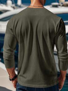 Men Shirts - Army Green - View 4