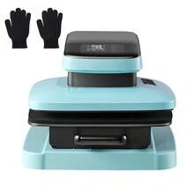 Auto Heat Press Machine Kit Tumbler Press 2-In-1, 15 X 15 In Smart T Shirt Press Machine With Auto Release, Tumbler Press Machine For 11-30 Oz Tumblers, For Sublimation Heat Transfers Projects - 淺藍色 - 查看 8
