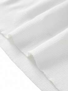 1 chiếc áo polo nam, áo cardigan tay ngắn có cổ cài nút. - trắng - Xem 5