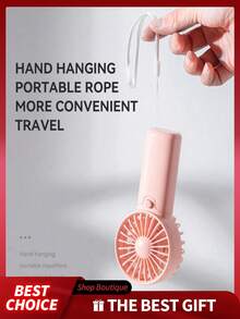 1/2/5个装电池供电大功率便携式迷你手持风扇，适合作为礼物（不含电池） - 彩色 - 查看 7