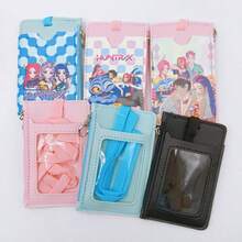 1个学生证卡套，带挂绳，女巫主题设计，适用于学校、幼儿园、学生证、公交卡、门禁卡等。 - 彩色 - 查看 5