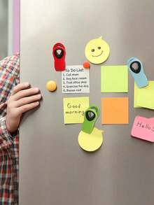 3pcs Multi-Functional Magnetic Sealing Clips, Moisture-Proof Food Preservation Clips, Refrigerator Magnets, Kitchen Household - Multicolor - View 3