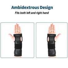 Wrist Support Brace, Adjustable Compression Wrist Guard To Relieve Carpal Tunnel Syndrome, Suitable For Left And Right Hands - Black - View 12