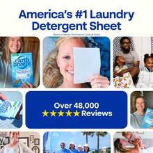 Laundry Detergent Sheets Fragrance-Free  Sheets 32 Count 64 Loads - 清新香味 - 查看 8