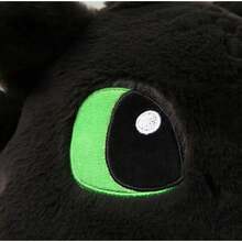 Universal Pictures 无牙仔动漫耳罩毛绒帽 - 户外旅行冬季保暖耳罩，电影主题派对和寒冷天气时尚，灰黑色设计 - 黑色 - 查看 7