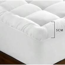 Funda de colchón de Lujo Grueso y Mejorado con Relleno Extra Suave – Capa Acolchada de Microfibra Cepillada, Alta Elasticidad y Confort Superior,Ideal para Dormitorio, Residencias y Hoteles de 5 Estrellas – Envío Local Rápido - Color4 - Ver 10