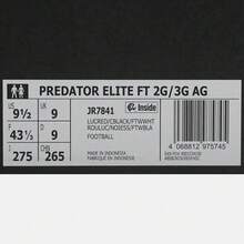 Adidas Predator Elite FT 2G/3G AG Low-Top Football/Soccer Shoes JR7841, Unisex - Red and White - View 6