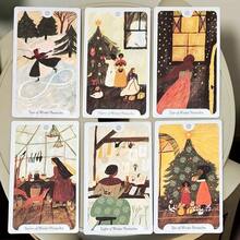 78张神秘冬季塔罗牌，占卜卡牌游戏，巫术智慧与精神指引 - 彩色 - 查看 5
