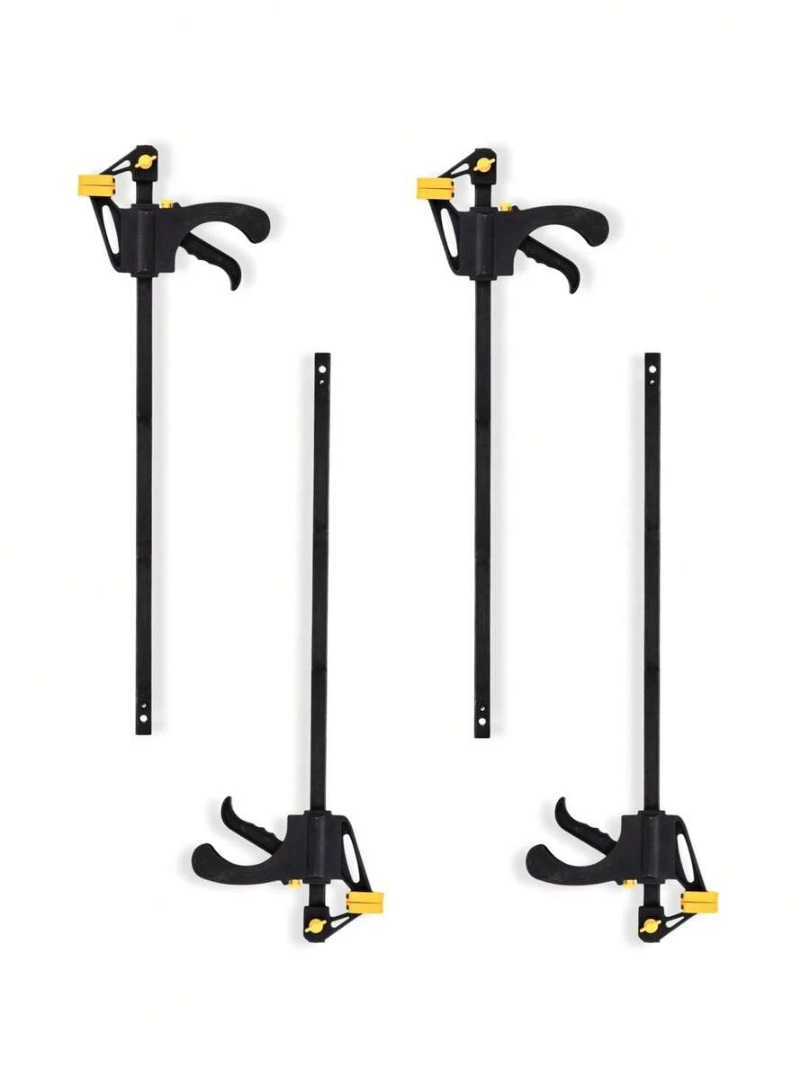 Prensa Sargento Carpinteria Ajuste Rapido 12 In Doble 4 Pzs Herramienta Para Madera - C - Ver 1