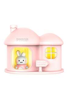 Small House Dual-Nozzle Humidifier With USB Power, Large Mist Humidifier For Desktop, Bedroom, Home Use With Night Light, Quiet Design - Little House Colorful Night Light Humidifier - View 12